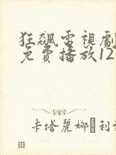 狂飙电视剧全集免费播放12集