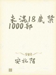 未满18岁禁止1000部