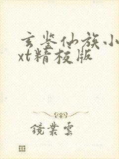 玄鉴仙族小说txt精校版