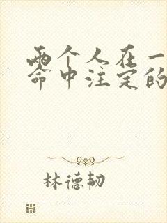 两个人在一起是命中注定的吗