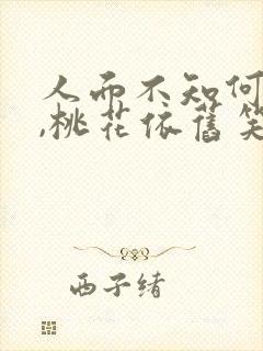 人面不知何处去,桃花依旧笑春风