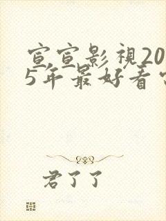 宣宣影视2025年最好看电视剧