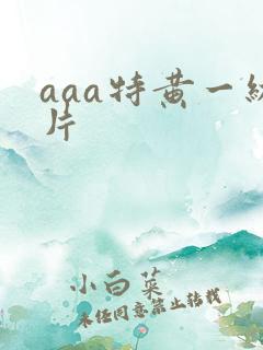 aaa特黄一级片