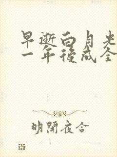 早逝白月光穿十一年后成全家福星第二部