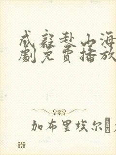 成毅赴山海电视剧免费播放