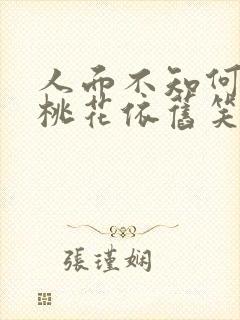 人面不知何处去桃花依旧笑春风语音