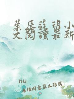 叶辰苏玥小说全文阅读最新章节更新时间