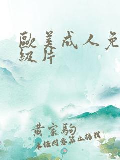 欧美成人免费一级片