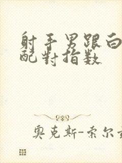 射手男跟白羊女配对指数