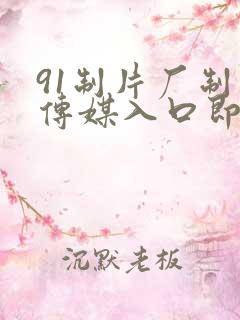 91制片厂制作传媒入口即化