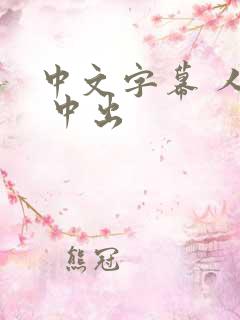 中文字幕 人妻 中出