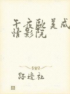 午夜欧美成人激情影院