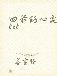 四爷的心尖宠妃txt