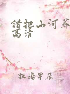 错把山河葬相思高清