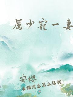 厉少宠一妻至上