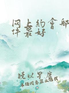 网上约会哪个软件最好