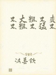 又大粗又爽国产又粗又猛又,爽又黄的视频