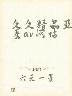 久久精品亚洲国产av网站