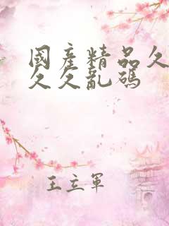 国产精品久久久久久乱码