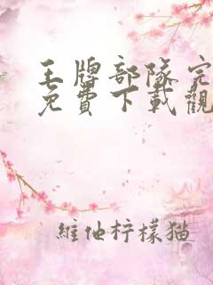 王牌部队完整版免费下载观看