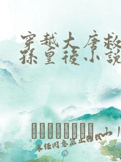 穿越大唐救治长孙皇后小说