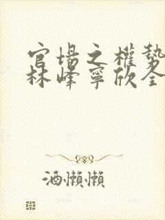 官场之权势滔天林峰宁欣全文