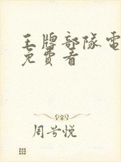 王牌部队电视剧免费看