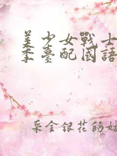 美少女战士第一季台配国语