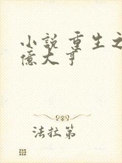 小说 重生之百亿大亨