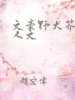 文豪野犬芥敦同人文