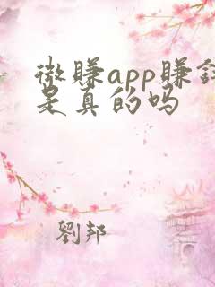 微赚app赚钱是真的吗