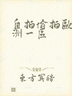 自拍偷拍欧美亚洲一区