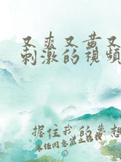 又爽又黄又爽又刺激的视频