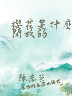 樱花是什么季节开放的