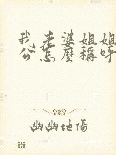 我老婆姐姐的老公怎么称呼