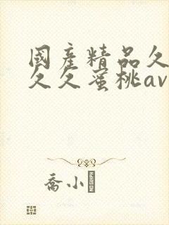 国产精品久久久久久蜜桃av