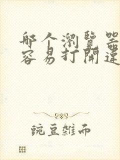 哪个浏览器比较容易打开违规网站