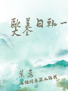 欧美日韩一级片大全