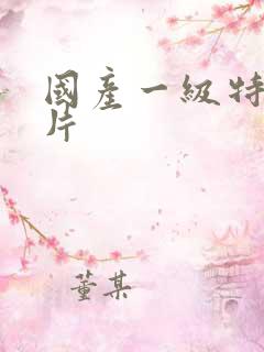 国产一级特黄大片