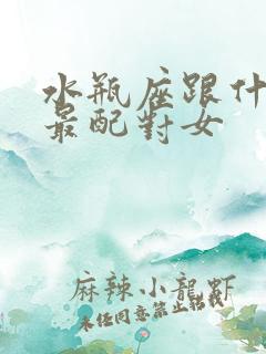 水瓶座跟什么座最配对女