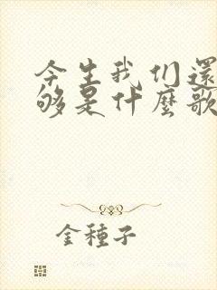 今生我们还没爱够是什么歌