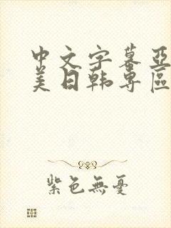 中文字幕亚洲欧美日韩专区