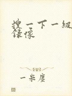 搜一下一级黄色录像