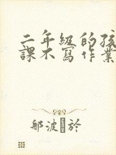 二年级的孩子上课不写作业怎么办