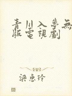 青川入梦无删减版电视剧