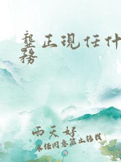 龚正现任什么职务