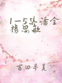 1—5集潘金莲杨思敏