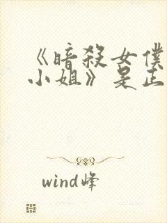 《暗杀女仆冥土小姐》是正经番