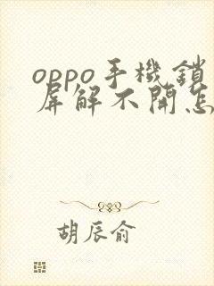 oppo手机锁屏解不开怎么办
