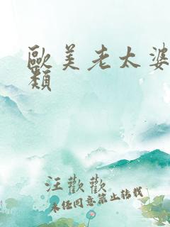 欧美老太婆性另类